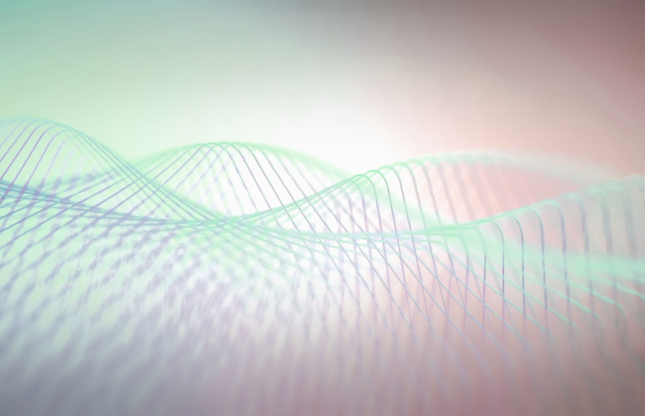 Digital grid background with flowing streams of data