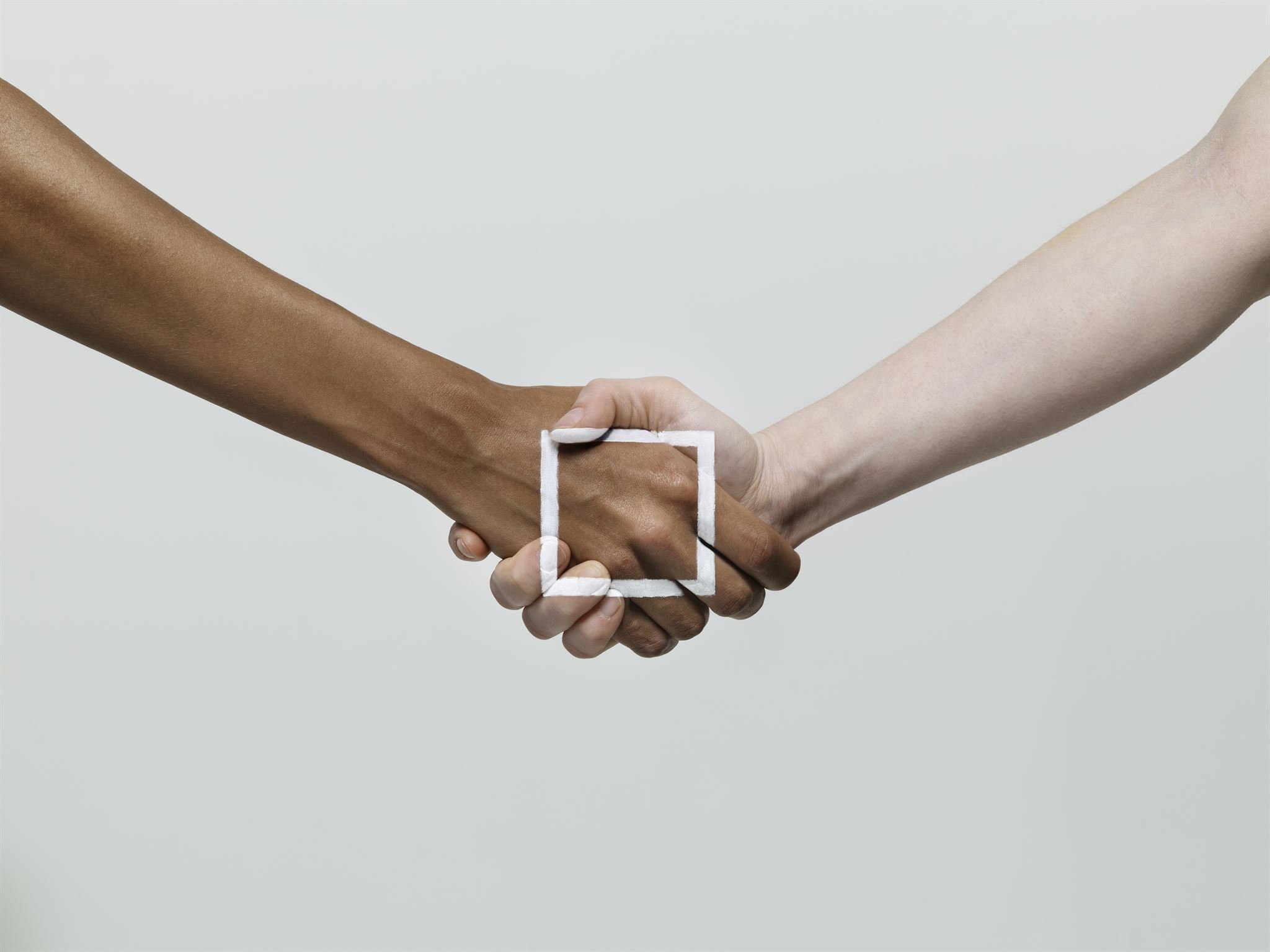 Client collaboration handshake icon