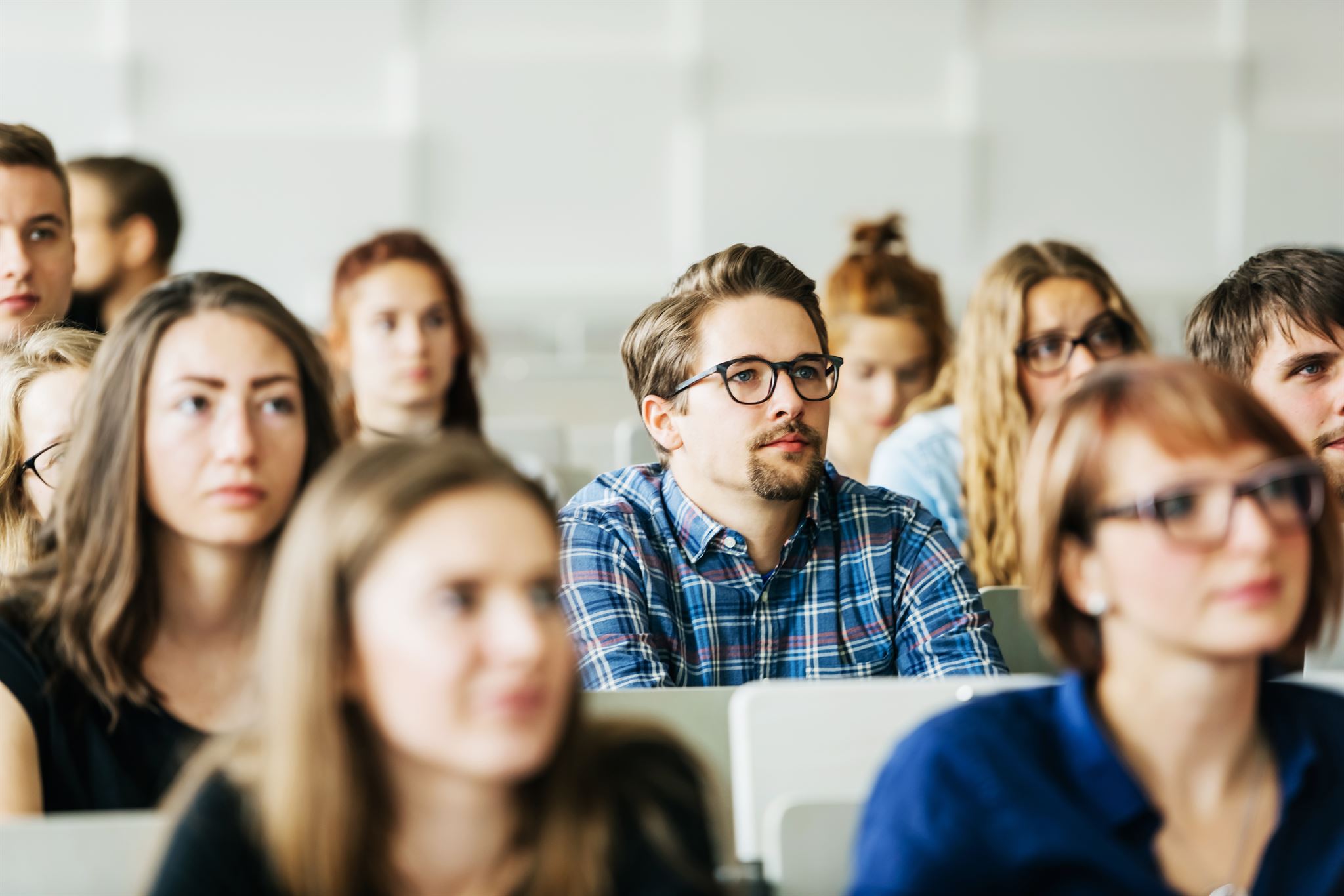 Students in a lecture hall