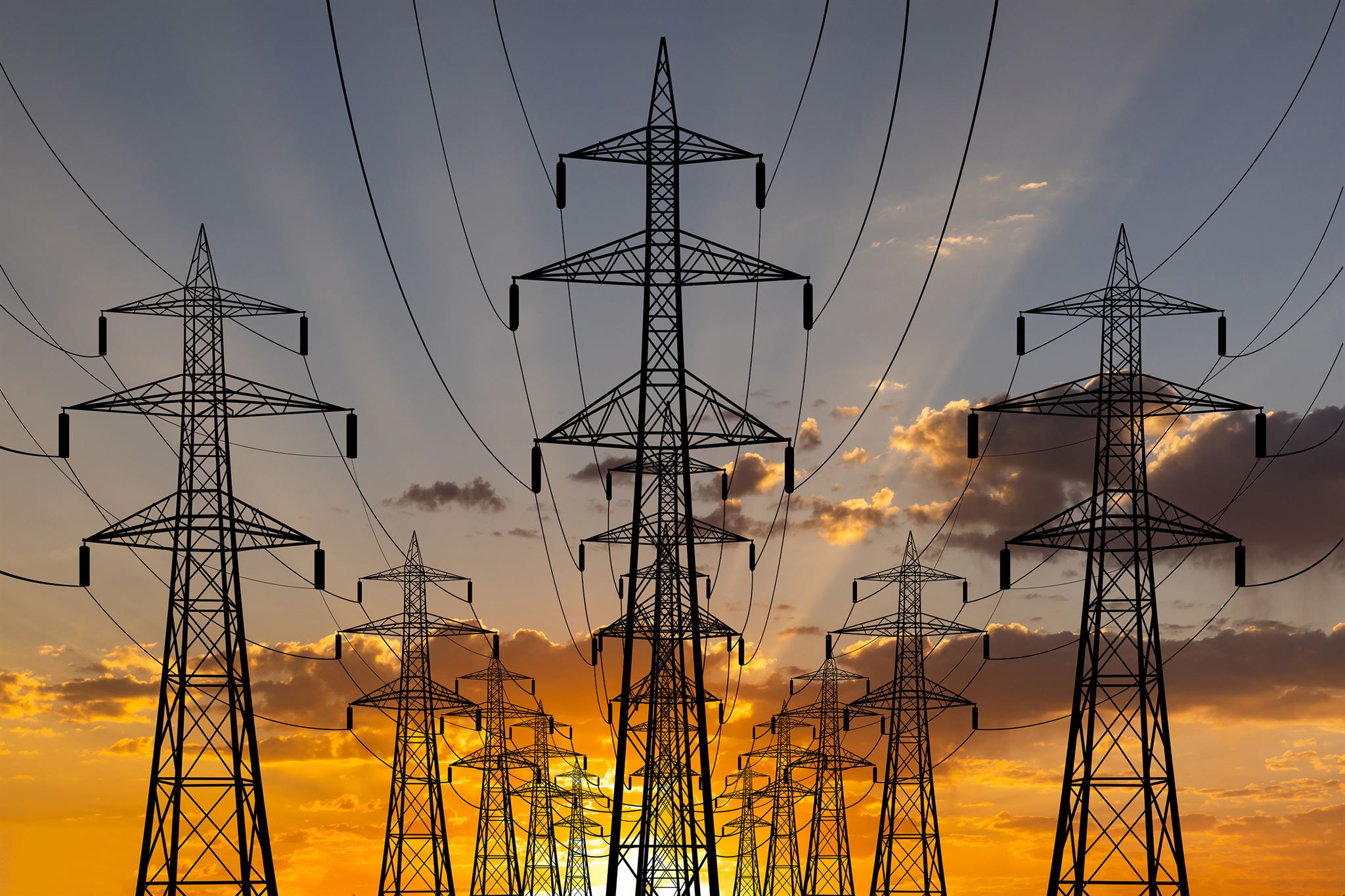 Electricity transmission towers
