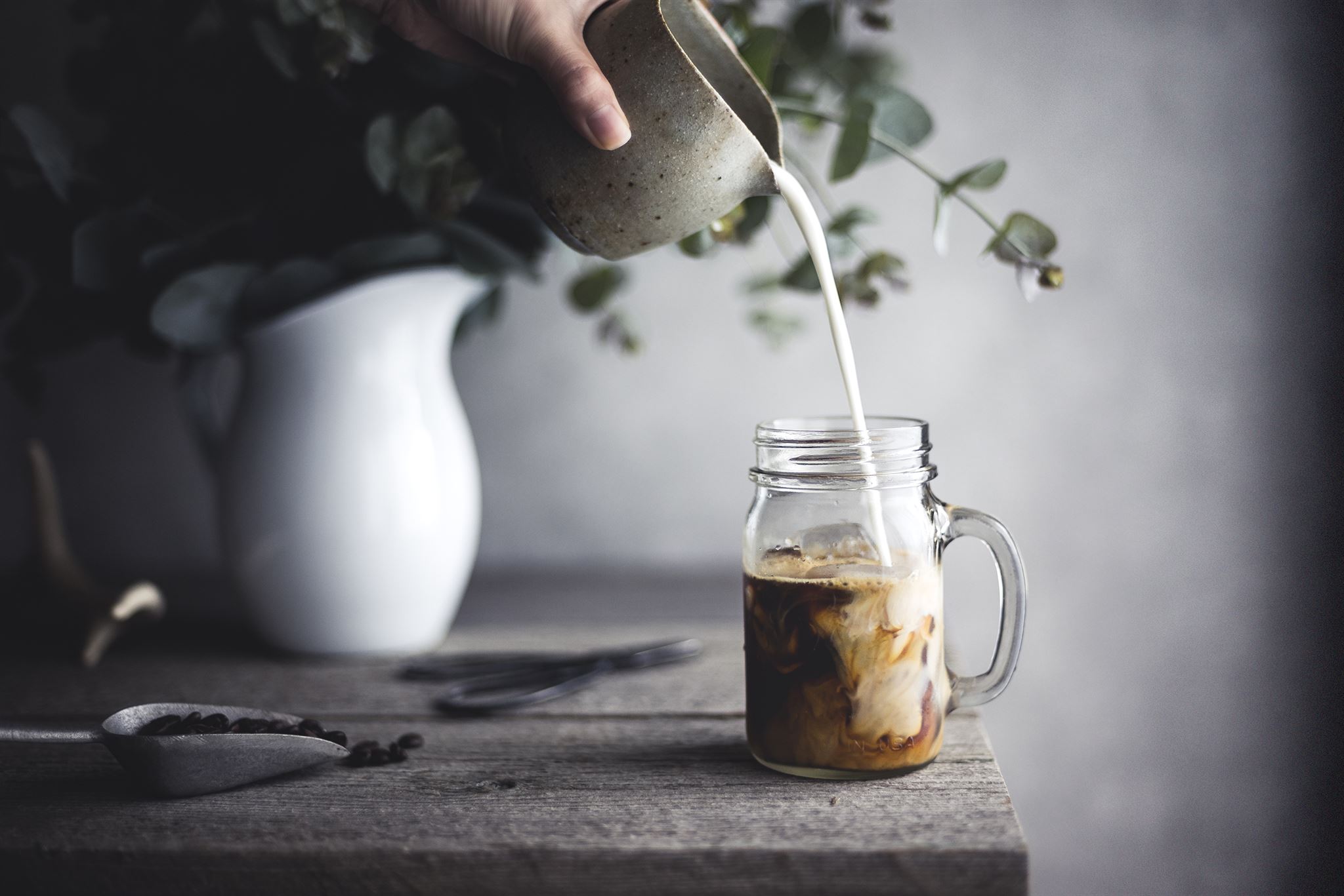 Cold brew coffee glass