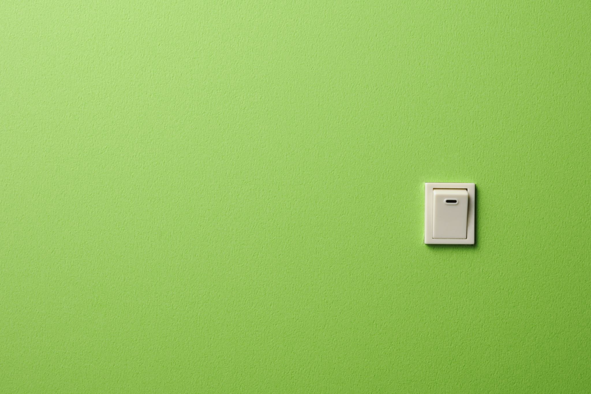 GaN fast charger plugged into outlet