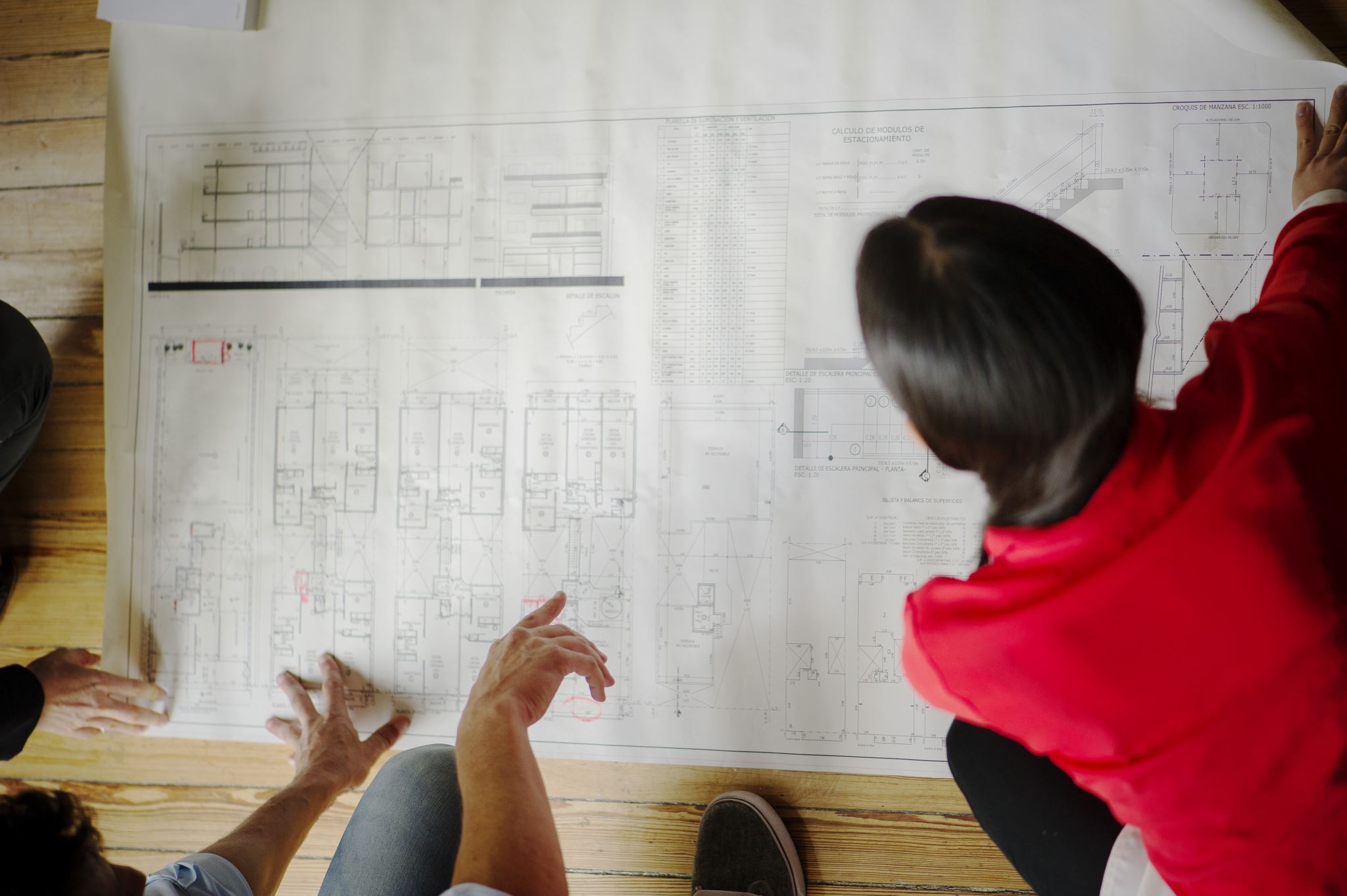 Plano arquitectónico detallado