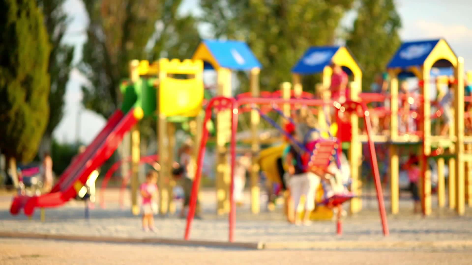 Childcare facility with children playing