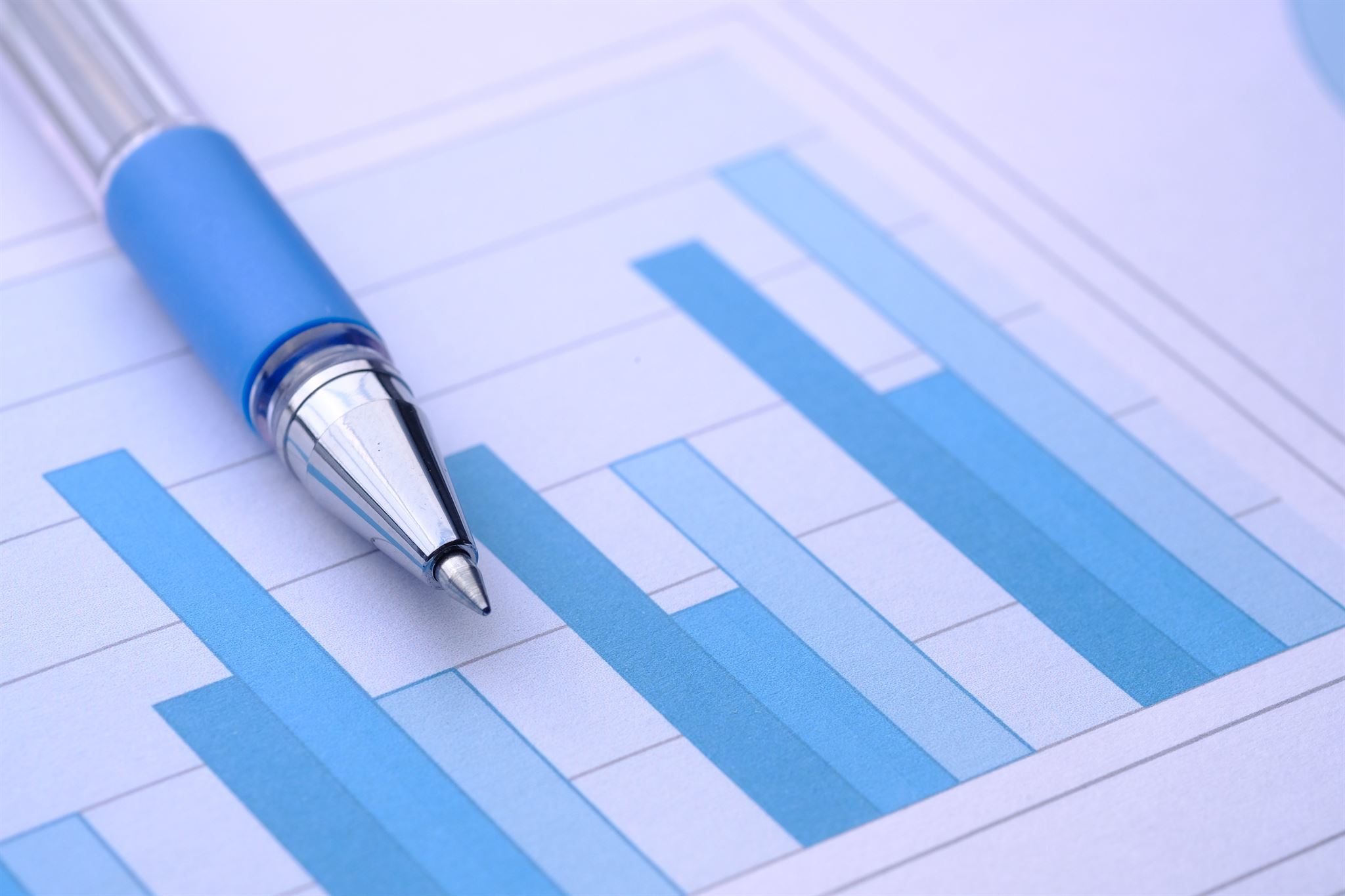 Analytics chart showing appointment trends