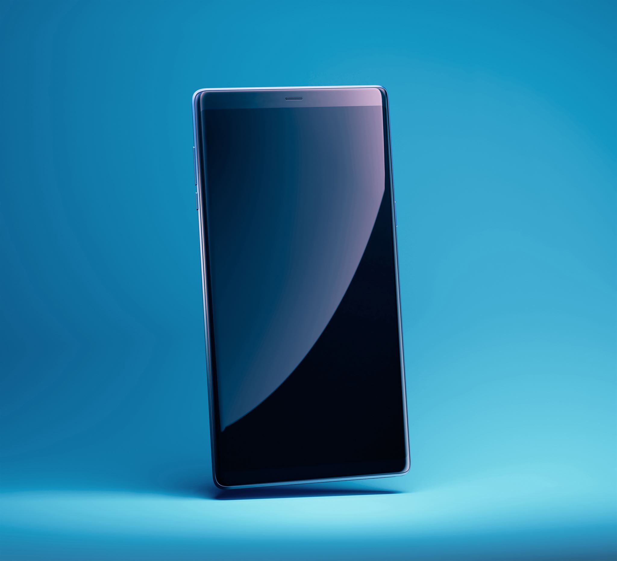 Notification alert on smartphone screen