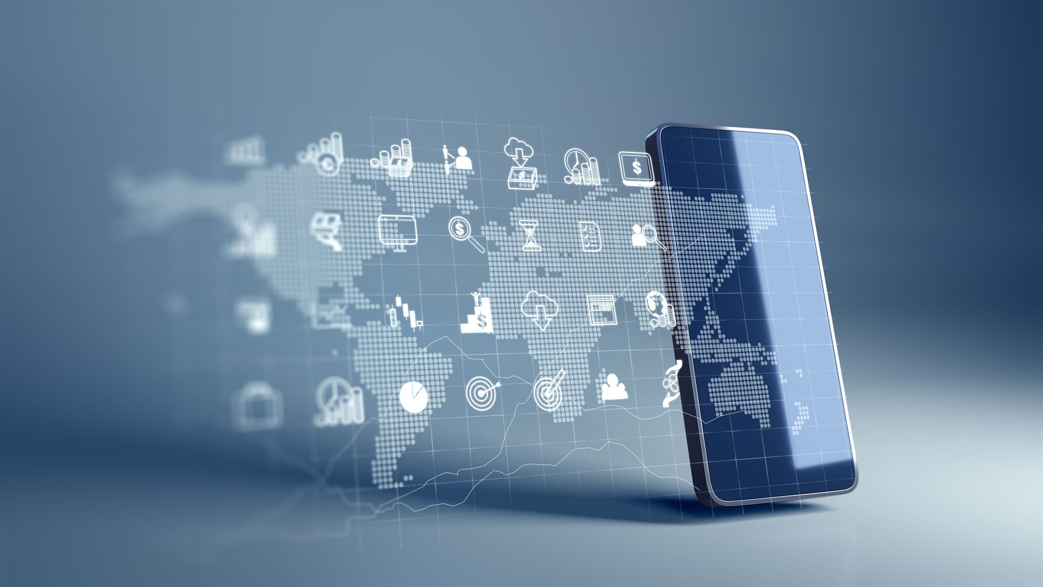 User chatting with AI on mobile device