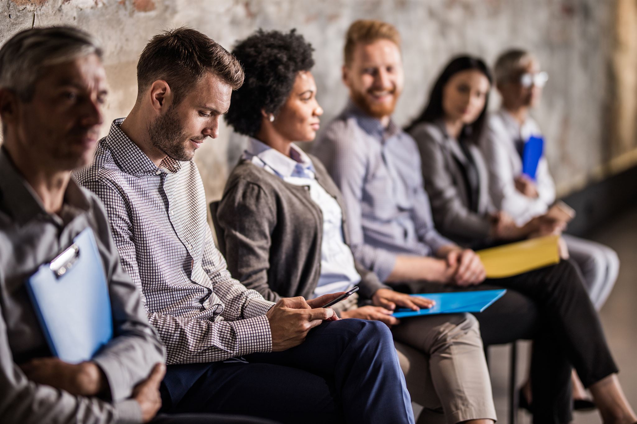 Professional IT consulting team in a conference room