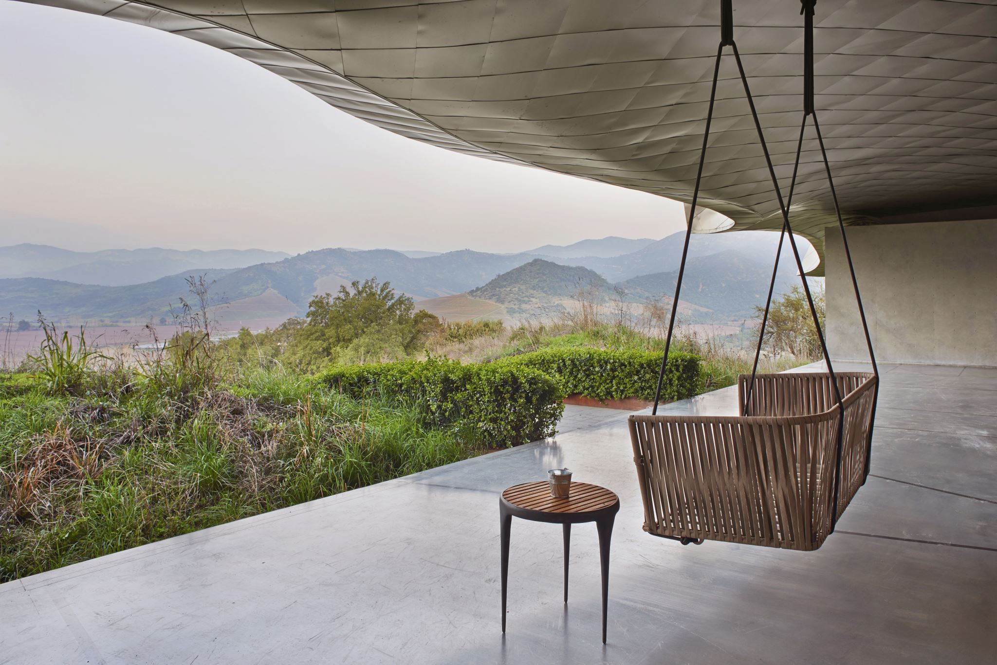 Luxury safari lodge with scenic views