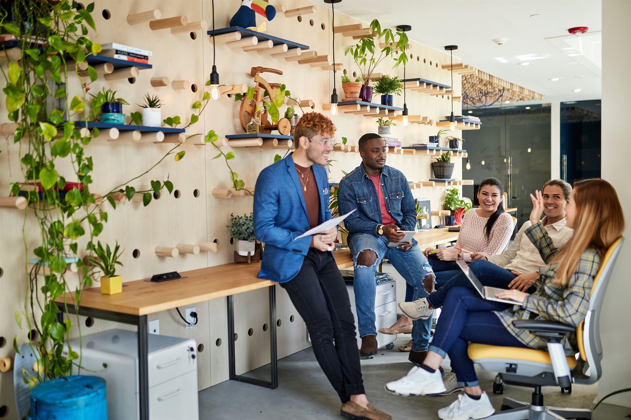 group of people in wellness workshop