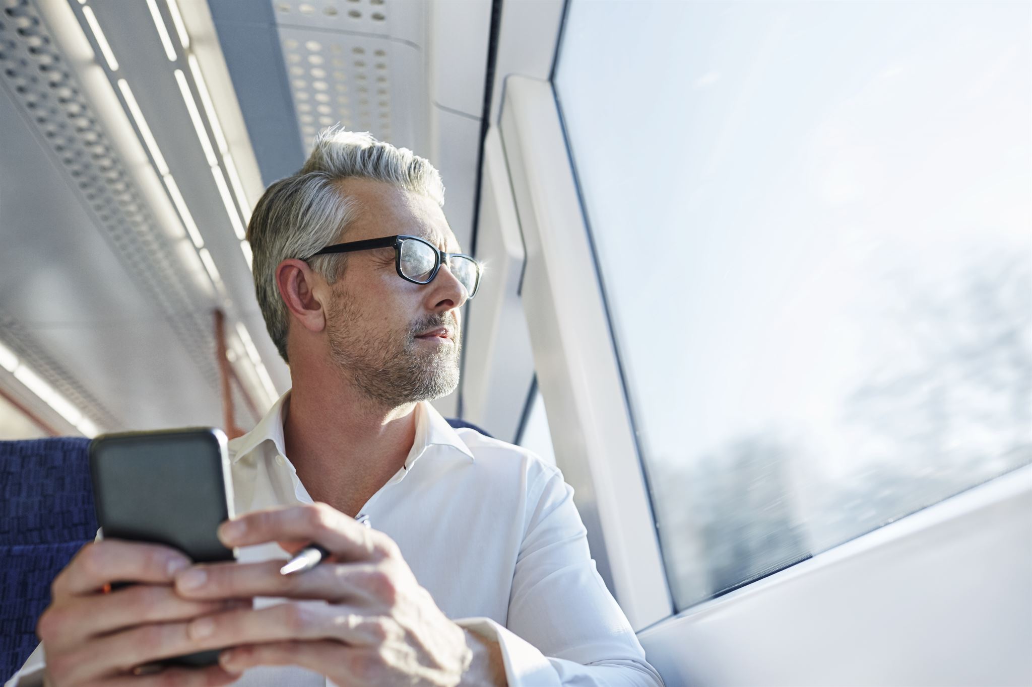 User interacting with chat bot on mobile device